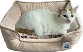 Lavida Home Tomy Kattenmand- Kattenmand -Hoge Kwaliteit- Hondenmand -Deierenmand - Beige - 55x40x20cm