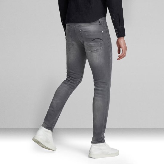 G-Star RAW Jeans Revend Skinny Jeans 51010 6132 1243 Lt Aged Destroy Hommes Taille - W28 X L32