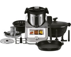 Ufesa 85104982 TotalChef RK7 Smart Keukenrobot, 30 Kookfuncties, WiFi, Touchscreen Display 7'', Mengkom van 4.5L inhoud, Incl. receptenboek