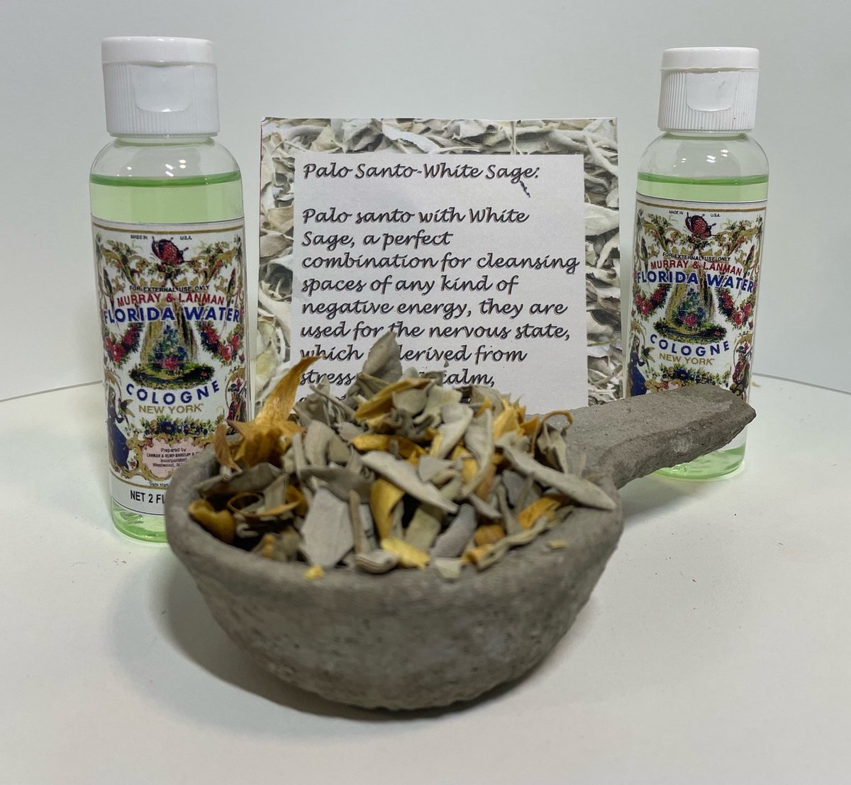 Palo Santo Witte Salie Smudge pakket Cadeau pakket Reinig je huis pakket met... bol