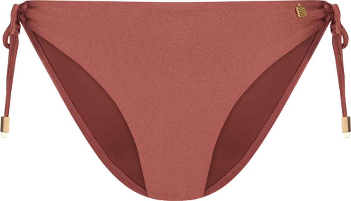 Beachlife Chocolate Shine strik bikinibroekje Roze, bruin