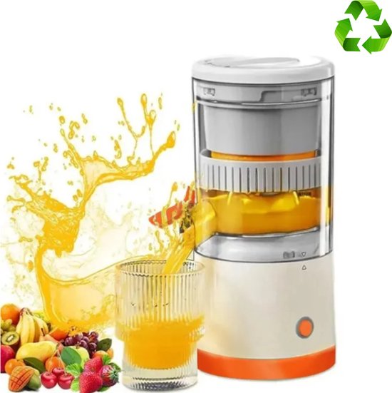 Elektrische Citruspers - Draagbare USB-Oplaadbaar - Sapcentrifuge Voor Sinaasappels En Citroenen 9507331692719