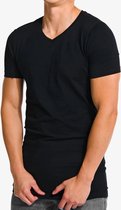 Beeren heren T-shirt V-hals M3000, Extra Lang - XL - Zwart