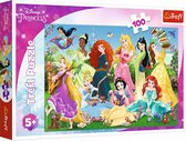 Trefl - Puzzles - "100" - Charming Princesses / Disney Princess