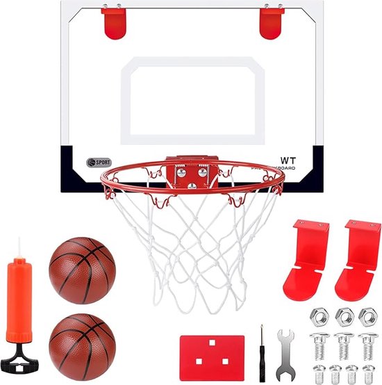 Mini Panier Basket Ball Avec Ballon Et Pompe - Jeux et jouets