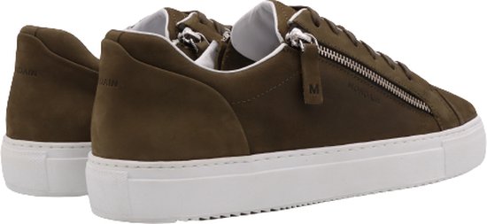 Fermeture éclair basse - Vert taille 40 | Banal | Hommes baskets | Cuir nubuck