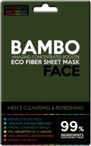 Intelligent men bamboe & zeezout eco fiber sheet masker 2 stuks