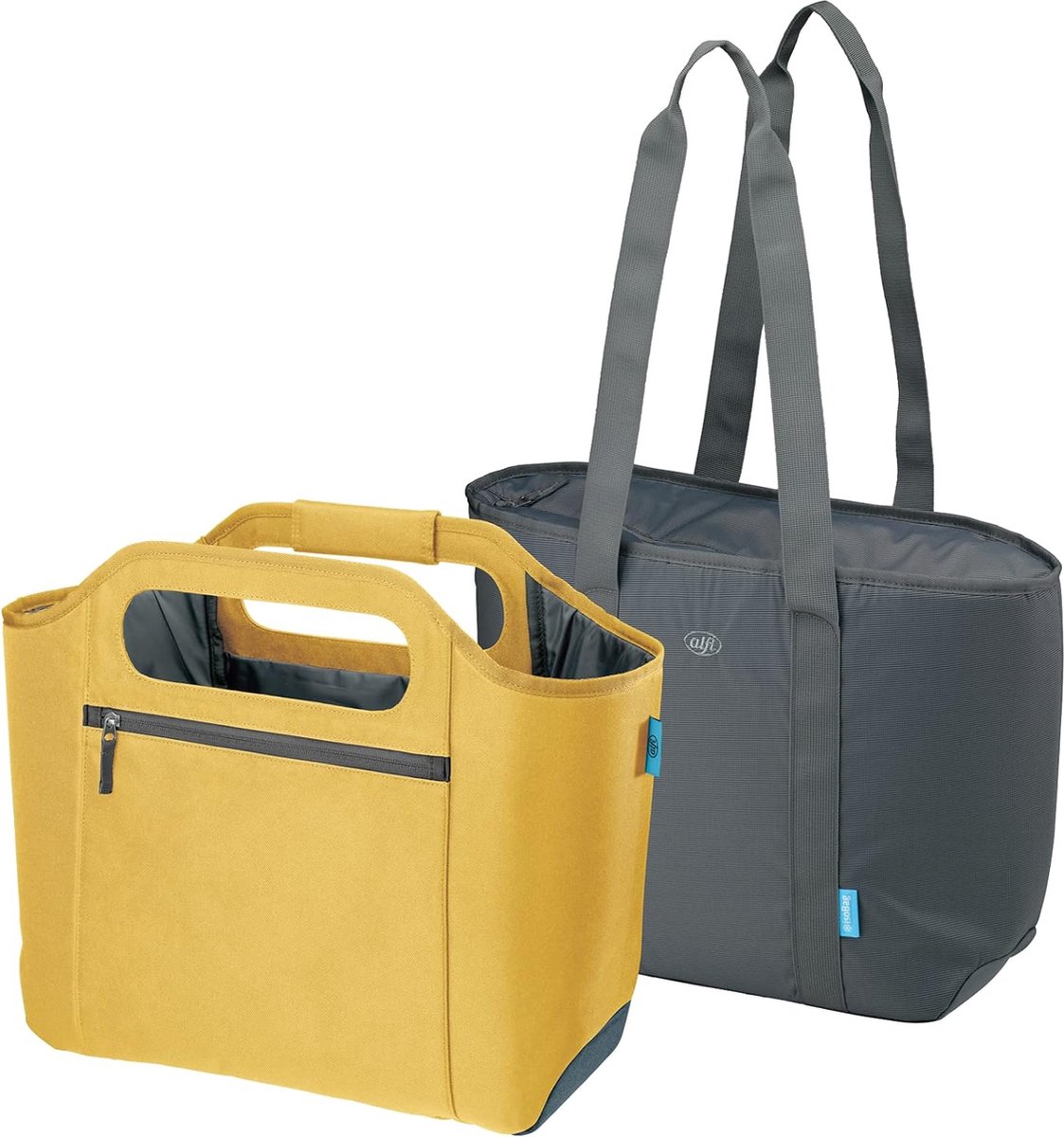 boodschappentas inclusief uitneembare koeltas, Misted Yellow, medium