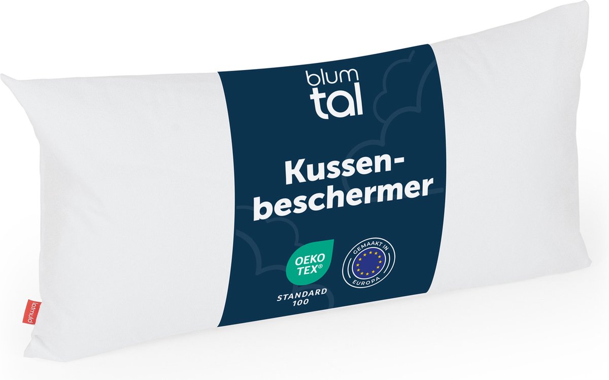 Blumtal Waterdichte Kussenbeschermer - Kussenhoes - 40 x 60 cm - Ademende Kussenbeschermer - Anti-mijt - 1 Stuk