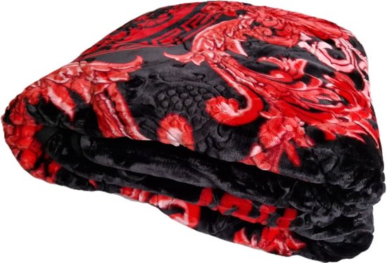 Jongeneel Verpakkingen. Fleece plaid Famke 180x130 cm terra (uc