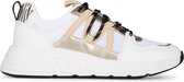 POSH by Poelman CELINE Dames Sneakers - Beige met combinatie - Maat 42