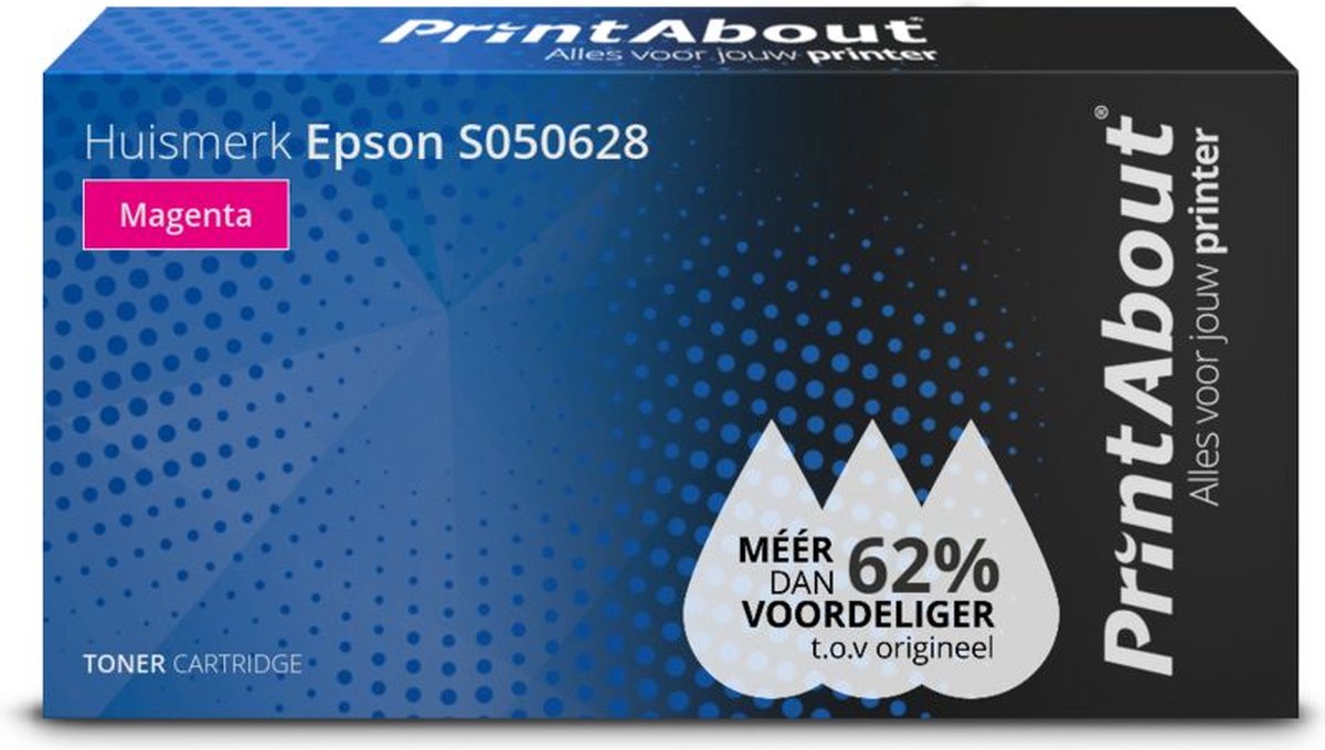 PrintAbout - Alternatief voor de Epson S050628 / magenta