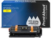 PrintAbout huismerk Toner 653A (CF322A) Geel geschikt voor HP