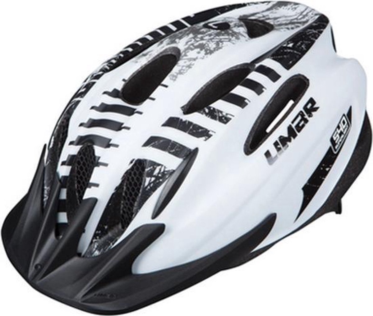 Limar - 540 Fietshelm -Matt White black - M (52-56 cm)