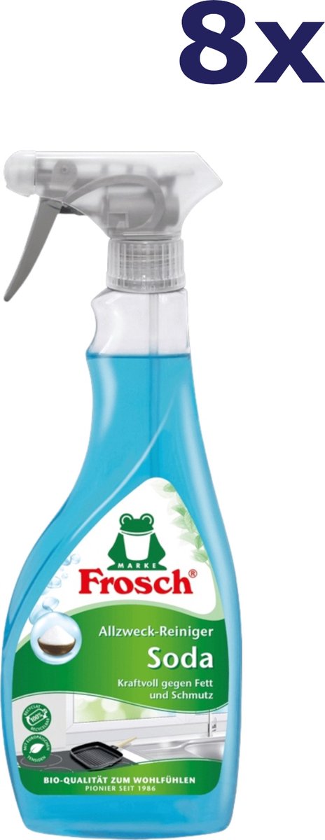 8x Frosch Soda Allesreiniger 500ml