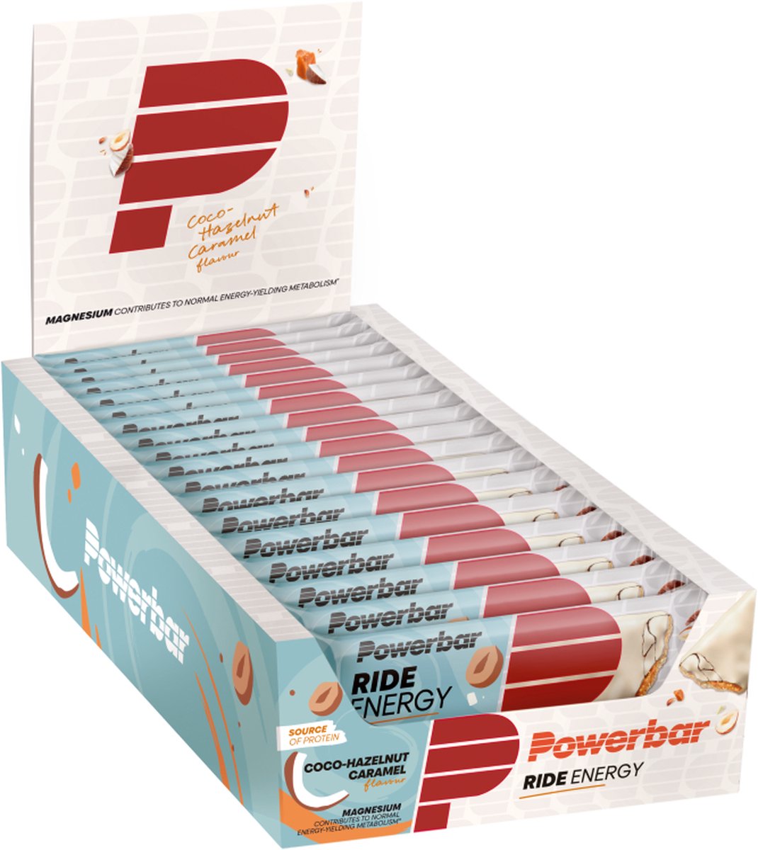 Goedkoopste Powerbar energiereep | Ride Energy Bar | Coco-Hazelnut Caramel 18x55 g