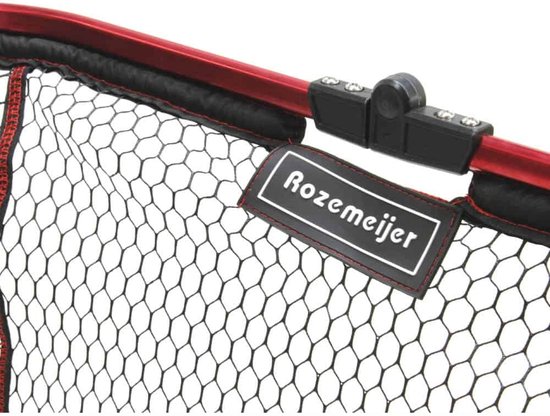 Rozemeijer - Folding Trap DLX Rubberized Net - Schepnet 70 x 60 cm - Steel 100 cm — afbeelding 2