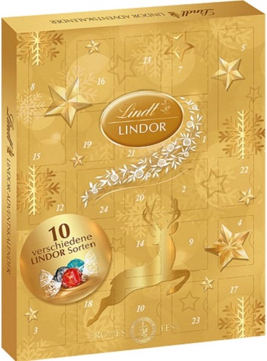 Calendrier de l'Avent chocolat LINDT : le calendrier de l'avent de