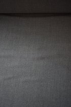 Grijze uni stof voor broeken en jurken grijs gemeleerd 1 meter - modestoffen voor naaien - stoffen