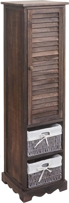 Étagère de salle de bain Mendler Meuble sous-vasque HWC-H20, 60x65x31cm