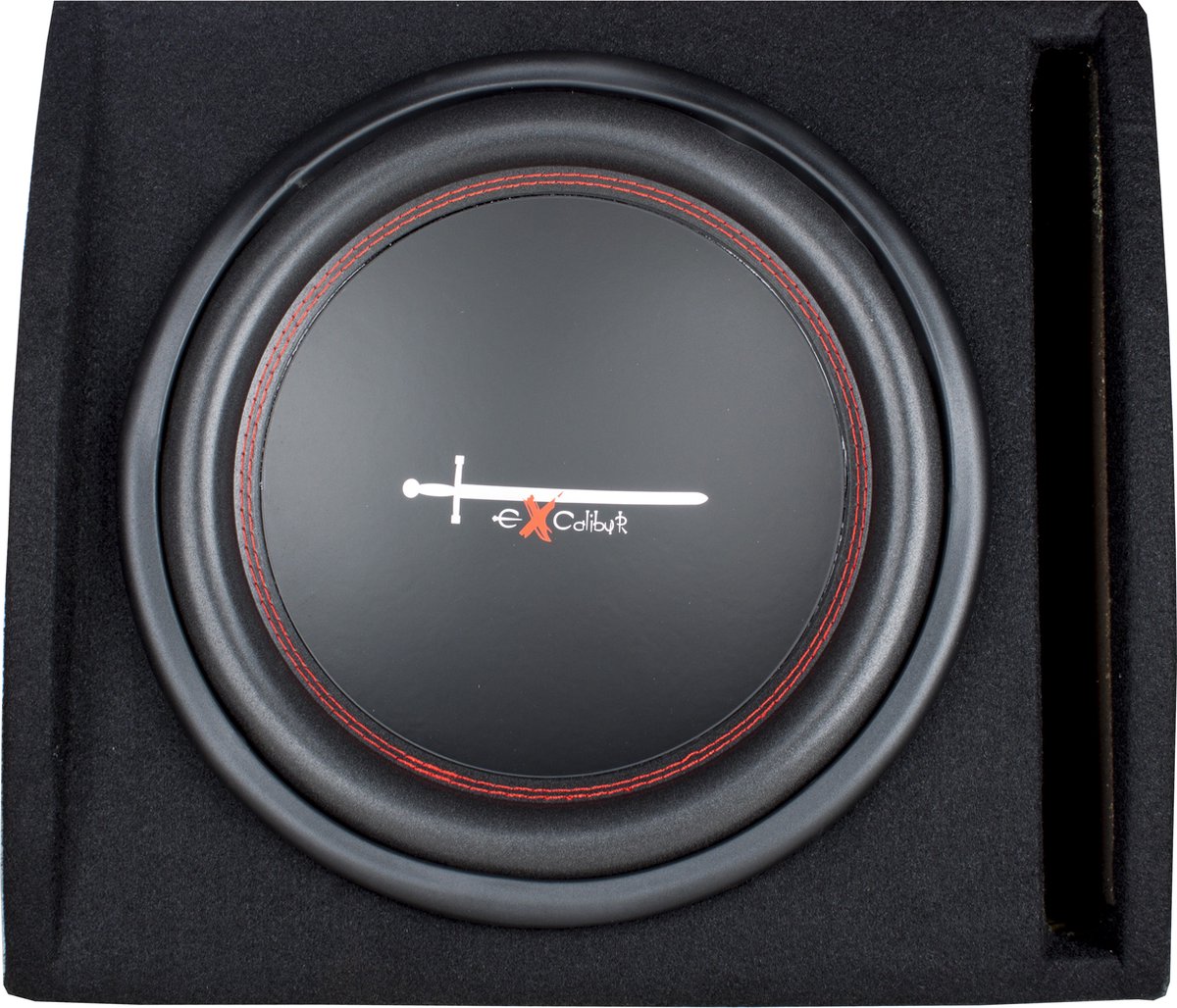 Excalibur Boombox 12'' – Auto Subwoofer in Behuizing – 12 Inch – 1000W Piek / 300W RMS – Bass Reflex – 35Hz–1000Hz – 94dB – 4Ω – foto 3