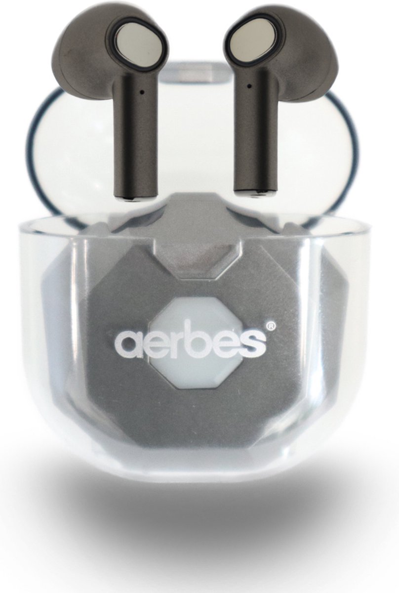 AERBES Volledig Draadloze oordopjes - Sporten - 4 uur gebruiksduur - Bluetooth - draadloos - oortjes voor Hardlopen - iOS en Android - Zwart