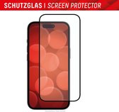 Displex Real Glass Full Cover Screenprotector voor iPhone 15 Plus & iPhone 15 Pro Max - Transparant