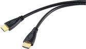 SpeaKa Professional HDMI Aansluitkabel HDMI-A stekker, HDMI-A stekker 1.50 m Zwart SP-10133284 Audio Return Channel (AR