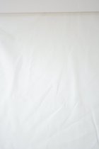 Katoen uni wit 1 meter - modestoffen voor naaien - stoffen