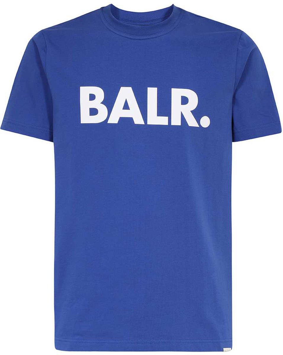 BALR. - Heren Tee SS Brand Straight T-Shirt - Blauw - Maat XXL