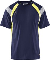 Blaklader T-shirt Visible 3332-1030 - Marine/High Vis Geel - L