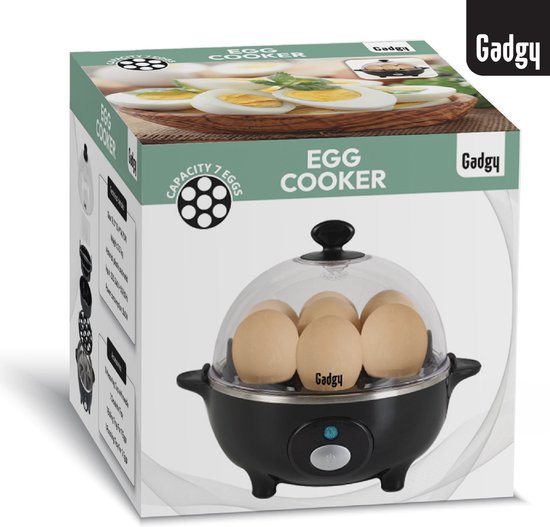 Gadgy Eierkoker Elektrisch - 7 Eieren – Koken, Pocheren, Roerei, Omelet – Vaatwasbestendig - Eikoker - Cadeau