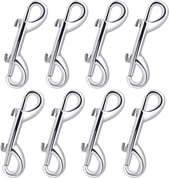 Mousqueton Forme S, 6 Pcs 88 mm Alliage D'Aluminium Mousqueton