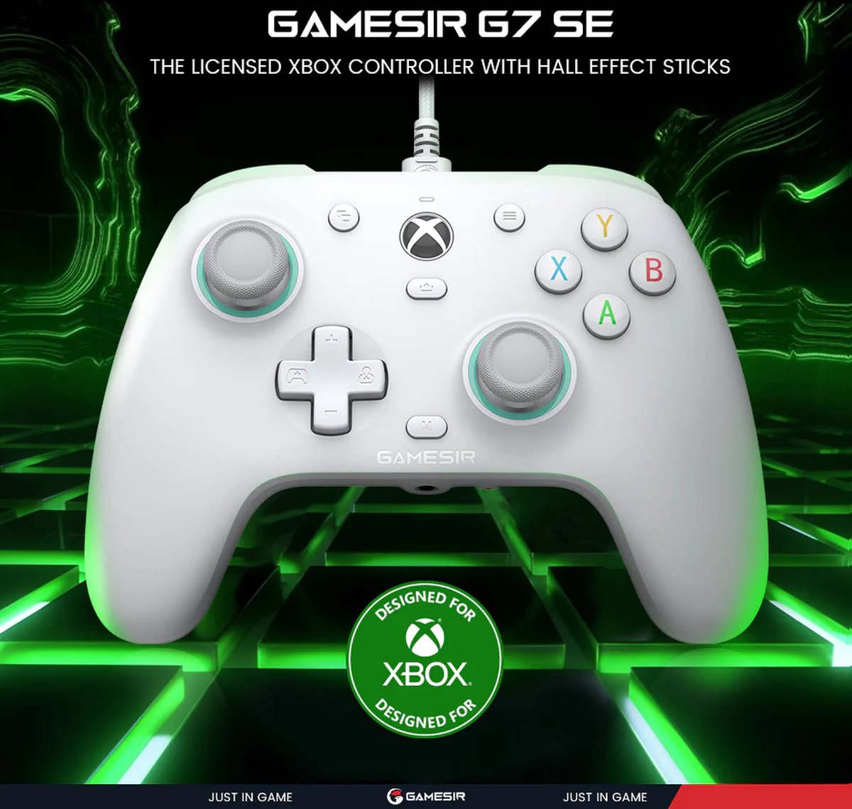 Gamesir G7 SE Pc & Xbox (officieel gelicenseerd!) bedrade controller, Hall Effect Joysticks (nooit meer stickdrift), Back buttons, Makkelijk programmeerbaar met Gamesir app
