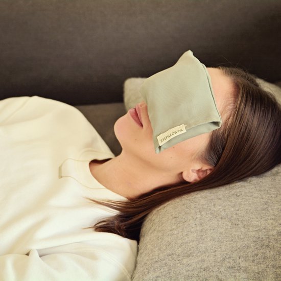 Eyepillow Green cotton. Bergkristal van Merkloos — afbeelding 3