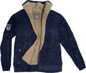 Teddy gevoerde gebreide Noorse trui | heren vest | 3 kleuren verkrijgbaar | maten S-4XL