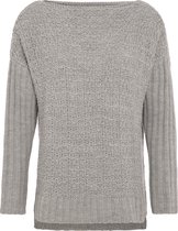 Knit Factory Emily Knited Women's Sweater - Pull pour femme en laine - Iced Clay - 40/42