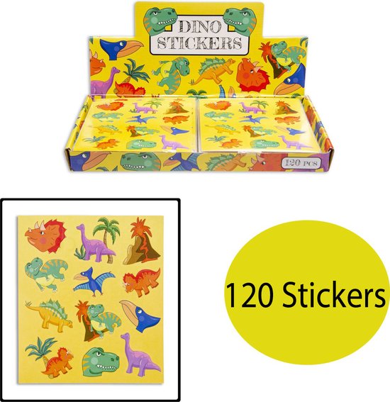 12x 3d foam stickervel - 130 dieren stickers - stickerset