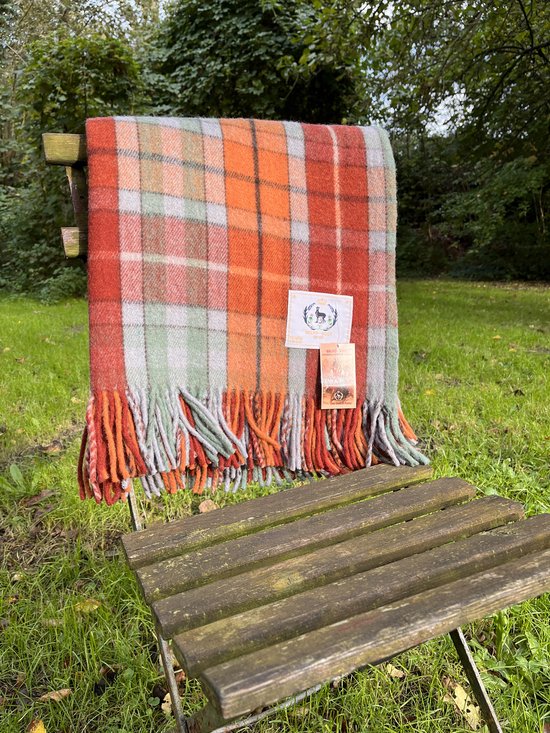 Wollen Tartan plaid Buchanan Antique New - zacht - warm - cosy - gezellig - natuurlijk - 100% WOL - Ecologisch - geschenk