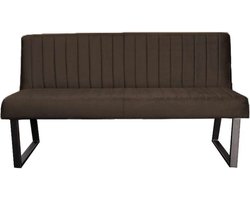 Eetkamerbank - Hengelo - stof Element antraciet 01 - 140 cm