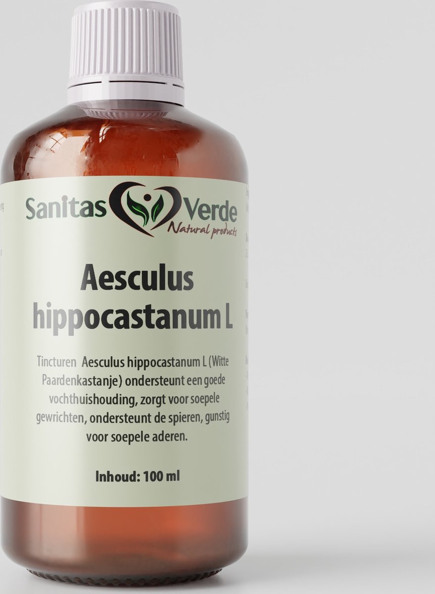 Sanitas Verde Paardekastanje Tinctuur 100 ml Bloedcirculatie Benen