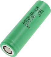 Samsung NR18650-25R Speciale oplaadbare batterij 18650 Geschikt voor hoge stroomsterktes, Geschikt voor hoge temperatur