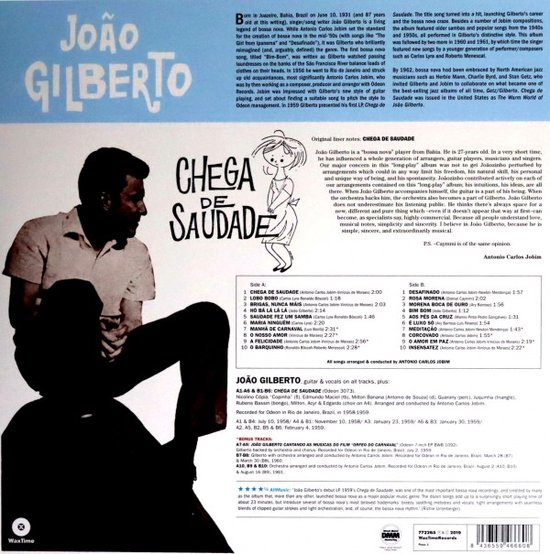 Chega De Saudade (60th Anniversary Edition) - Joao Gilberto