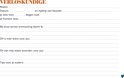 Invulformulier met de titel 'Verloskundige'. Velden voor naam, datum, leeftijd, humeur, eerste ontmoeting, wensen en tips.