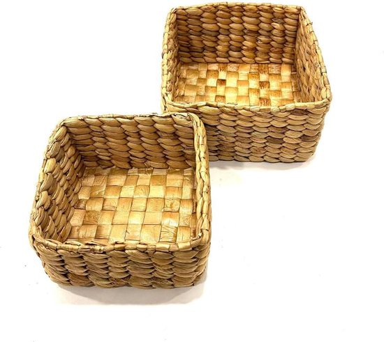 Square basket waterh. S/2