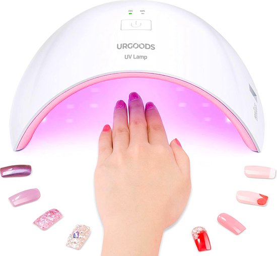 Lampe UV Ongles Gel - Lampe à Ongles pour Vernis Gel - Lampe LED Ongles -  Wit | bol
