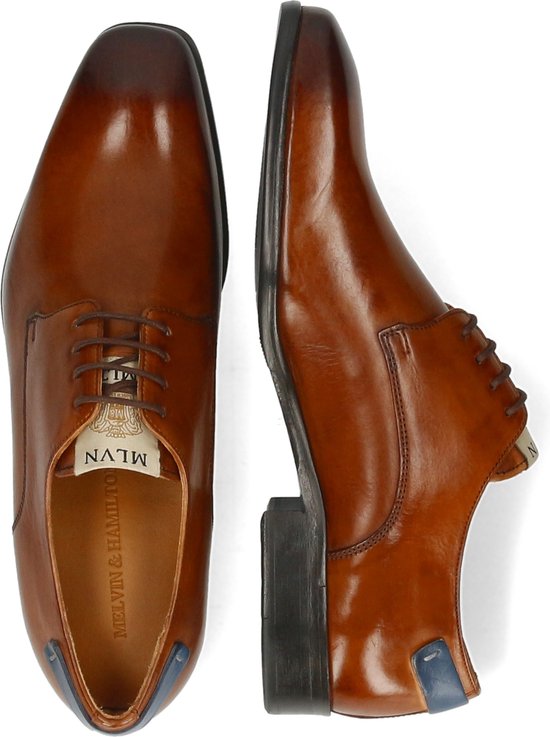 Melvin & Hamilton Chaussure Homme Bond 1 Oxford Cuir Veau Tannage Végétal – Élégance Intemporelle