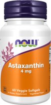 Now Foods Astaxanthin 4mg (60) Standard - Vitaminen, mineralen & gezondheid - Kruiden