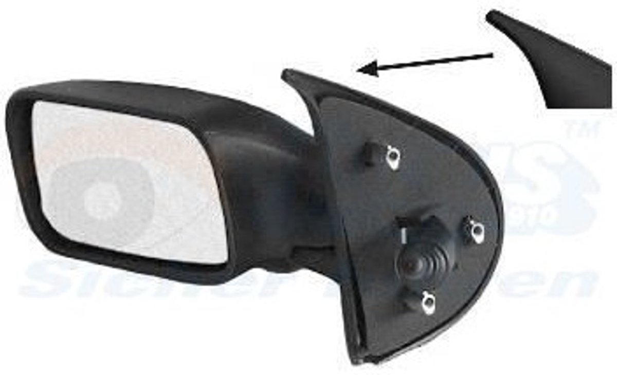 VanWezel 1754803 - Rétroviseur complet gauche pour Fiat Punto jusque 09/1999