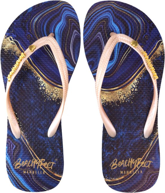 BeachyFeet Teenslippers Marbellous - Blauw - Maat 41